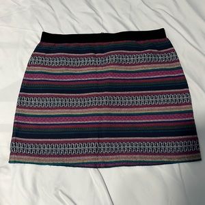 American eagle outfitters multi coloured striped skirt